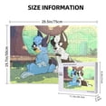thumbnail image 4 of Saiise Bluey Print 1000 Jigsaw Puzzle for Adults and Family,Impossible Hard Difficult Challenging Puzzles for Adults - Finished Puzzle Size is 29.5 x 19.7 inch, 4 of 8