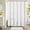 White, variant on FRAMICS Vintage Lace Shower Curtain Sets with Rug and Hooks, Waterproof Fabric Semi Sheer Leaf Floral Bathroom Sets, Mold Resistant, Beige