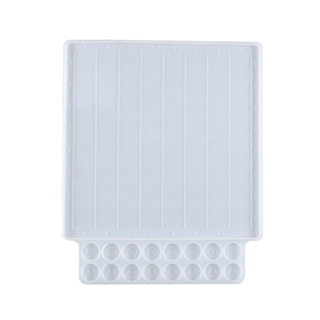 de tablero de ajedrez de silicona de tablero de ajedrez para joyería DIY Artesanía de cristal de Navidad Decoración para hogar: