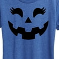 thumbnail image 3 of Instant Message - Pumpkin Face 2 - Women's Short Sleeve Graphic T-Shirt, 3 of 6