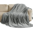 thumbnail image 3 of Soft Microfiber Flannel Throw Blanket for Year Round Comfort on Bed and Sofa Breathable Lightweight Easy Care Cozy Home, 3 of 3
