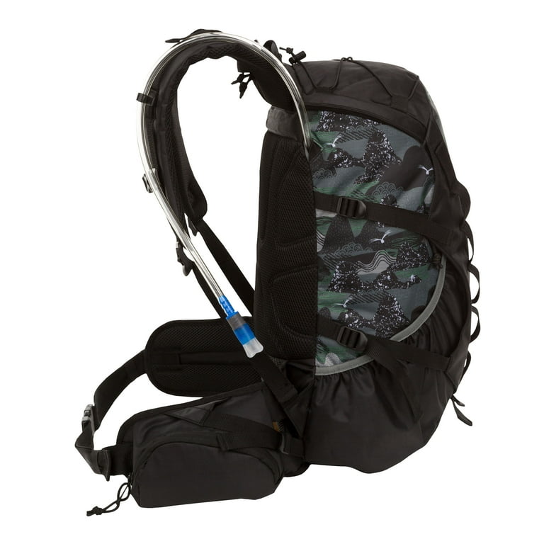 Outdoor Products Big Sur 28 Ltr Black Hydration Pack with 3 Liter Reservoir Internal Frame 1 Walmart