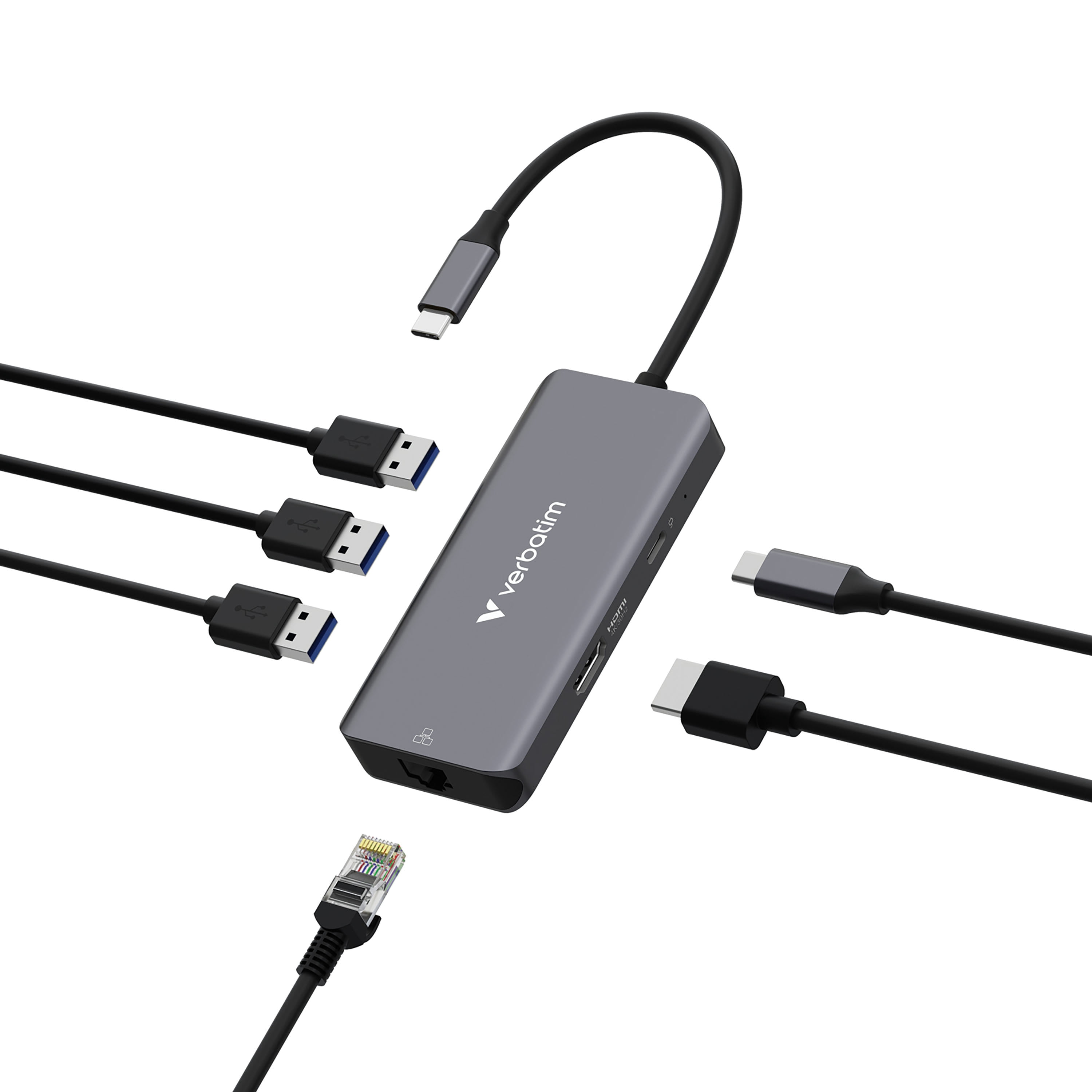 Verbatim USB-C Essentials Multiport Hub– 6 Ports