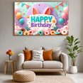 thumbnail image 7 of Colorful Design Banner Easter Theme Donut Decor for Kids Party Indoor Celebration, 7 of 7