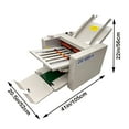 thumbnail image 2 of Intbuying Machine à Plier Automatique le Papier, 262 Pieds/min, 110V, 2 of 15