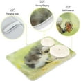 thumbnail image 3 of FREEAMG Watercolor Hedgehog Butterfly Absorbent Dish Drying Mat Large Microfiber Kitchen Countertop Table Protector Multi-Purpose Counter Rack Sink Drainer Pad 16"x 18", 3 of 5