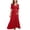 Red, variant on Maternity Maxi Dress V Neck Short Sleeve High Waist A Line Loose Baby Shower Pregnancy Dresses for Photoshoot Maternity Outfits Summer Clothings