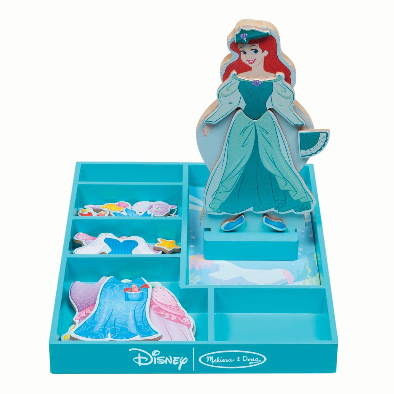 DISNEY PRINCESS MAGNET Little Mermaid Beauty Beast Snow White Frozen Ariel Belle 