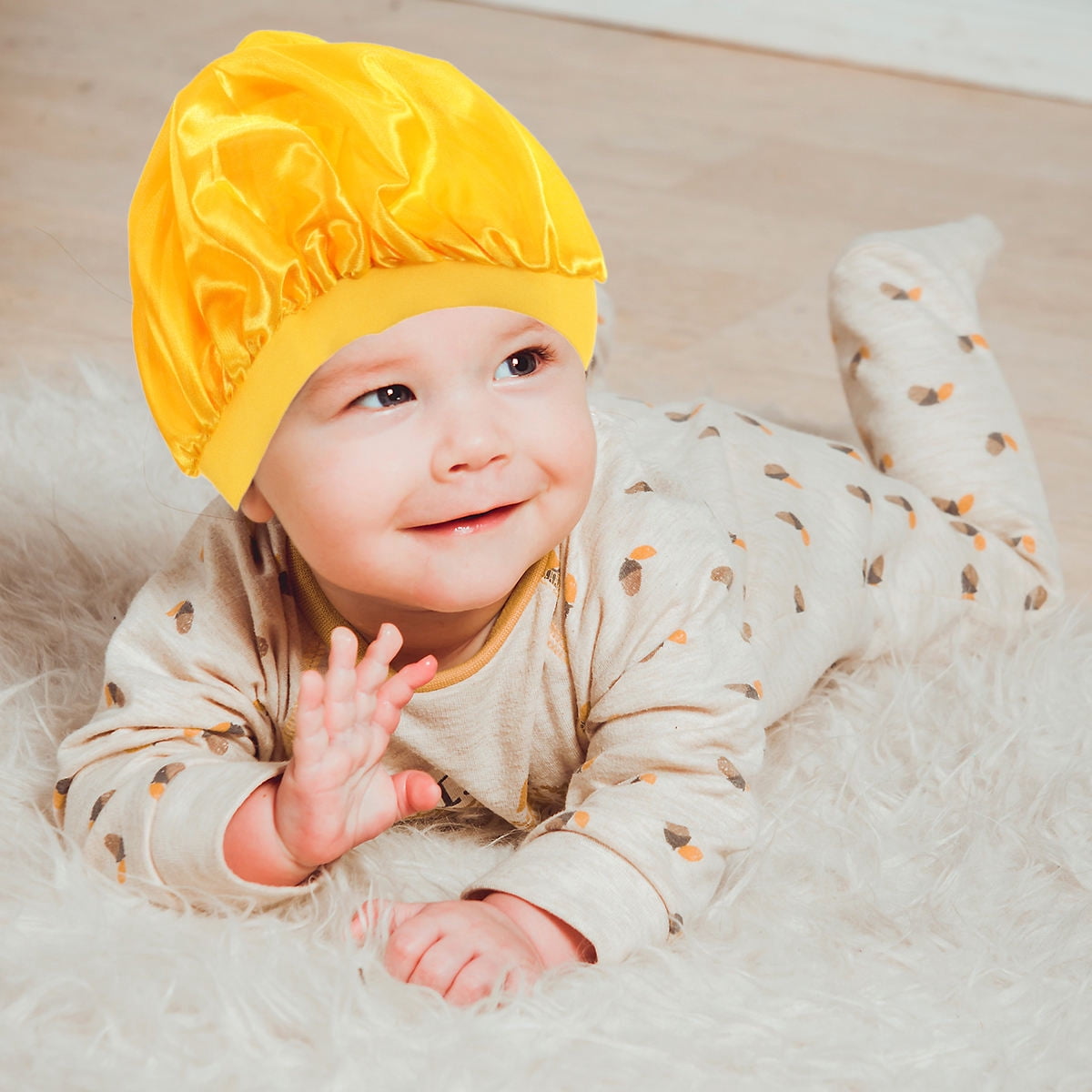 ORDDIART Kids Satin Sleep Bonnet 3-Pack Breathable Hair Caps for Bedtime, Travel, and Comfortable Night