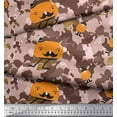 thumbnail image 2 of Soimoi Satin Silk Fabric Cartoon & Camouflage Fabric Prints By Yard 42 Inch Wide, 2 of 3