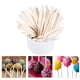 thumbnail image 4 of 100 palitos para paletas o pasteles surtidos para dulces, palitos de paleta blancos de 15 cm, 4 of 5