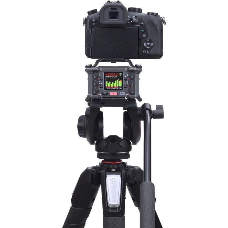 Zoom F6 Multitrack Field Recorder with 32-Bit Float Recording, 6 XLR Inputs, 192kHz Audio, Timecode Sync & SD Card Capture Bundle