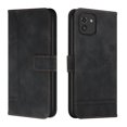 thumbnail image 2 of Compatible with Samsung Galaxy A03 6.5" Wallet Case, Premium PU Leather Folio RFID Blocking with Card Slot Wrist Strap Magnetic Closure Built-in Kickstand Protective Case,Black, 2 of 7