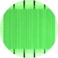 thumbnail image 1 of Ahgly Company Indoor Round Abstract Green Contemporary Area Rugs, 3' Round, 1 of 1