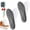 Gray, variant on 2 Pairs Steppers Insoles for Men Women, Stepprs Breathable Soft Memory Foam Orthopedic Massage Insoles