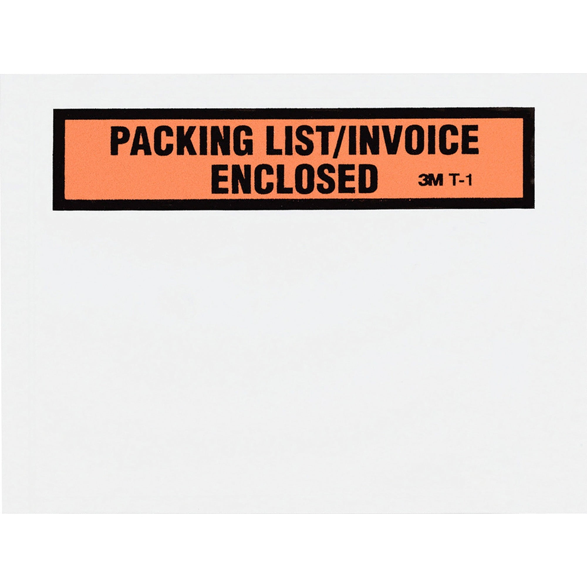 3M, MMMT1100, Packing List/Invoice Enclosed Envelopes, 100 / Box, Clear
