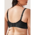 thumbnail image 2 of Wingslove Women's Plus Size Full Coverage Minimizer Bra Wirefree Non Padded for Everyday Comfort, Black 48H, 2 of 5