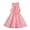Pink, variant on Sngxgn Girls Midi Dress Floral 3/4 Sleeve Ruffle A-line Swing Casual Dresses for Kids(Pink,4Y)