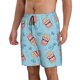 thumbnail image 2 of Balery I Am A Fan Popcorn Traje de Baño Estilo Hawaiano para Hombre, Shorts de Secado Rápido con Bolsillos-3X-Large, 2 of 6