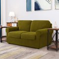 thumbnail image 2 of CHUN YI Stretch Checks Spandex Sofa Cover Separate Backrests Cushions Cover Slipcover, 2 of 5