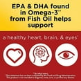 thumbnail image 3 of Nature Made Extra Strength Burp-Less Omega 3 Fish Oil 2800 mg, Helps Support a Healthy Heart, Brain, Eyes, and Mood, 60 Softgels, 3 of 3