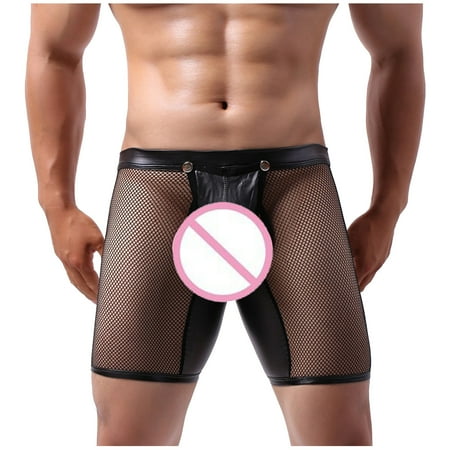 

JIAMERY Men and Womens Sexy Underwear Man Sexy Mesh Hollow Out Lingerie Breathable knickers Underpants Underwear Stretchy Breathable Cotton Panties
