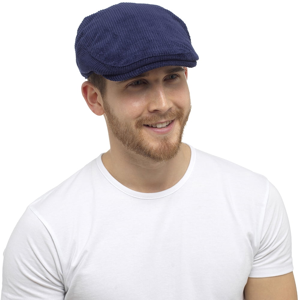 Tom Franks Mens Cotton Cord Driving Cap 