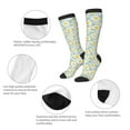 thumbnail image 6 of Balery Daisies Flowers Printed Novelty Socks Men's Women's Crew Socks Sports Socks Knee High Socks Cotton Socks Quirky and Cool Socks, 6 of 9
