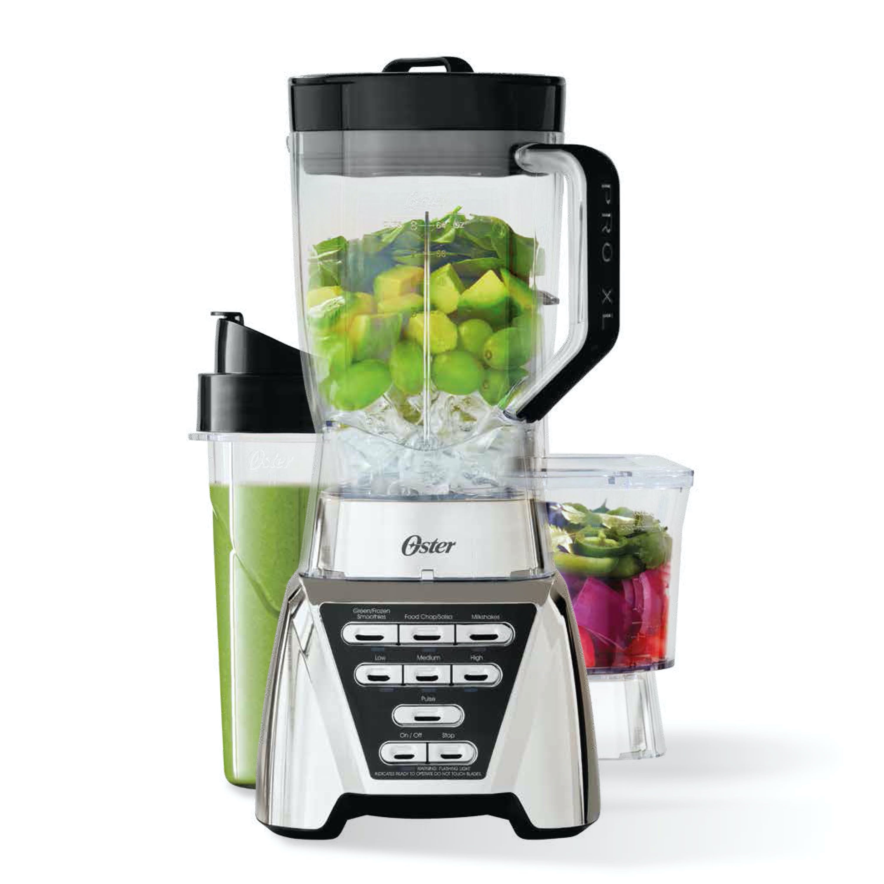 Oster 3-in-1 Blender Processor System with 1200-Watt and 5-Cup Capacity -