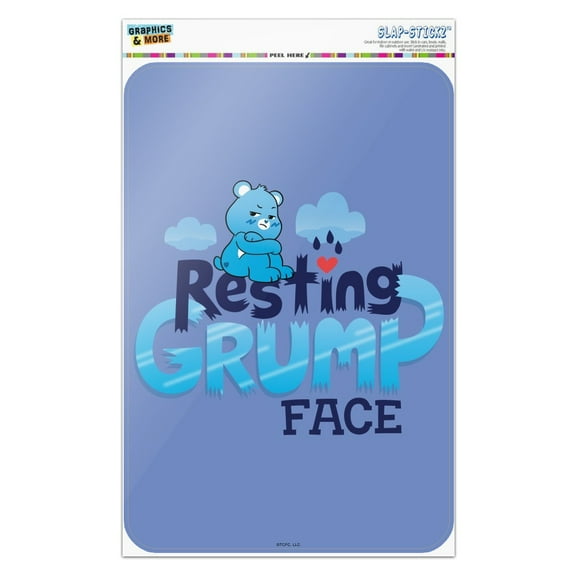 Care Bears: Unlock the Magic Resting Grump Face Home Business Office Sign