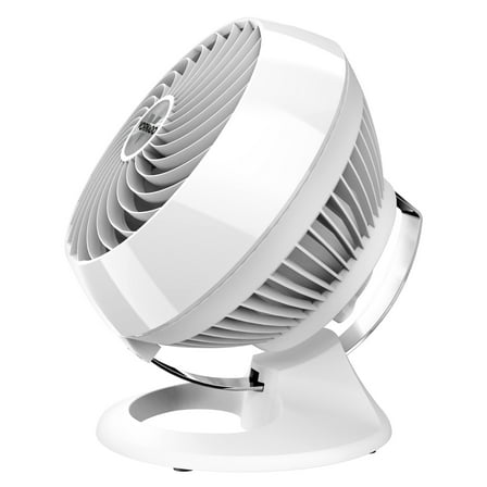 Vornado 460 Whole Room Air Circulator, Small Fan with 3 Speeds, Adjustable Tilt, Easy to Clean, Moves Air 70 Feet, Quiet Fan for Home, Office, Bedroom, White