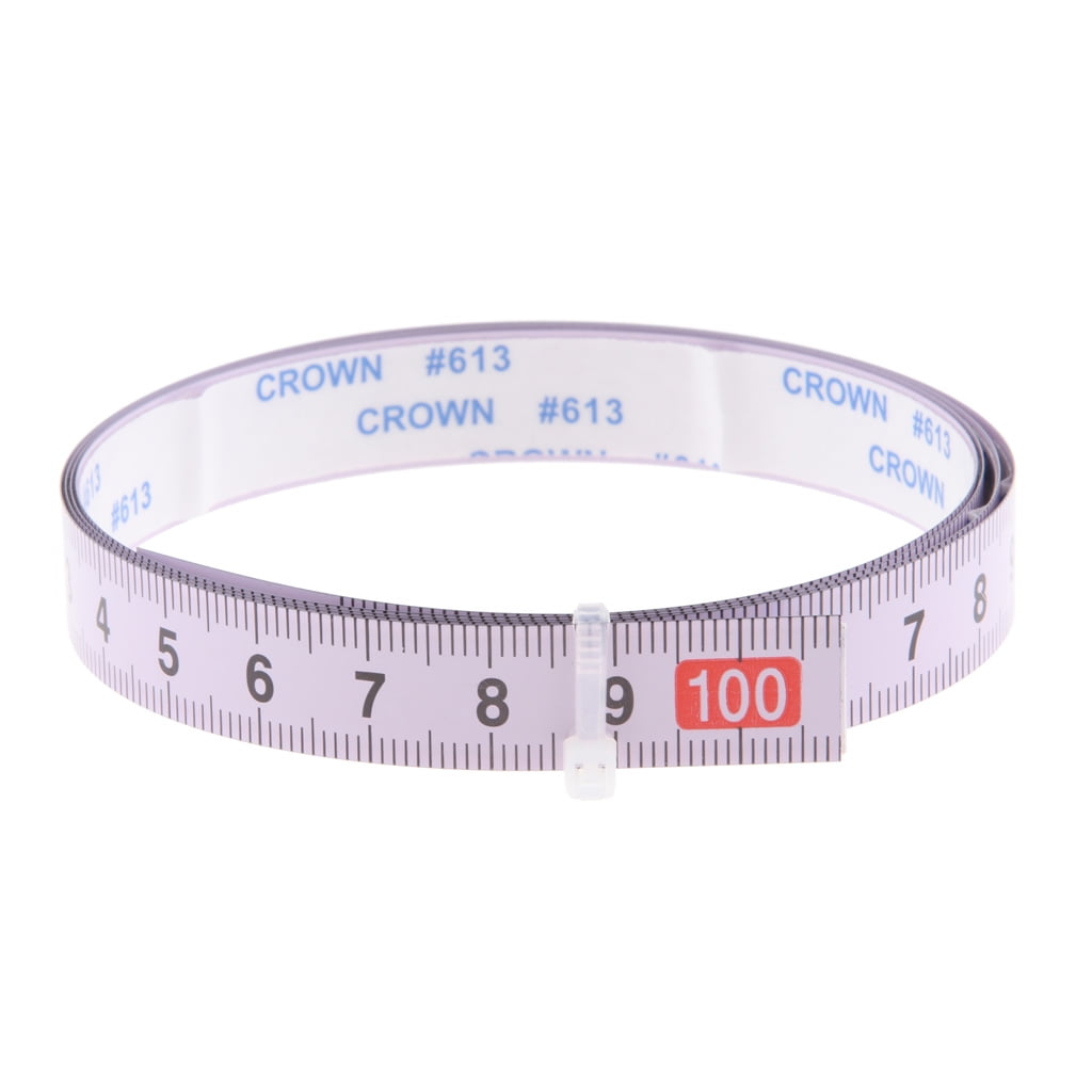 High Quality Self-Adhesive Measuring Tape Metric 1m Reads Right to Left 