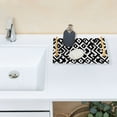 thumbnail image 7 of Bath Accessories Sets Single Print Decorative Tray With Handle For Home Bathroom Bedroom Black&white Pattern, 7 of 7
