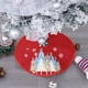 thumbnail image 4 of Falda para Árbol de Navidad, Falda para Árbol de Navidad con Copos de Nieve, Decoración Creativa para Árbol de Navidad, Delantal para Árbol de Navidad, 4 of 6