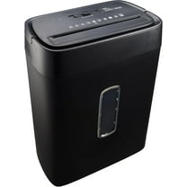 Cross Cut Paper and Credit Card Shredder, 12 Sheet (New Model), Black