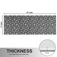thumbnail image 5 of Kitchen Rugs Sets Of 2,Black White Tiny Skull Pattern Anti Fatigue Kitchen Mat Rugs Non Slip Washable,Decorative Kitchen Floor Mats for Kitchen,Sink,Laundry,17"X47", 5 of 5