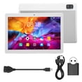 thumbnail image 1 of 5G Tablet, 6GB 128GB 10.1in Tablet Silver  For Work EU Plug, 1 of 8