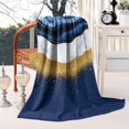 thumbnail image 4 of Blue Gold Marble Blanket,Comfortable Soft Flannel Throw Blanket,All Season,Warm Lightweight Blankets for Sofa Bed Couch Living Room Chair,50"x60"(130x150cm), 4 of 4