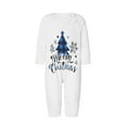thumbnail image 2 of Mioliknya Family Matching Christmas Pajamas, Christmas TreeLetter Print Long-Sleeved Tops + Plaid Trousers Sleepwear Outfits, 2 of 10