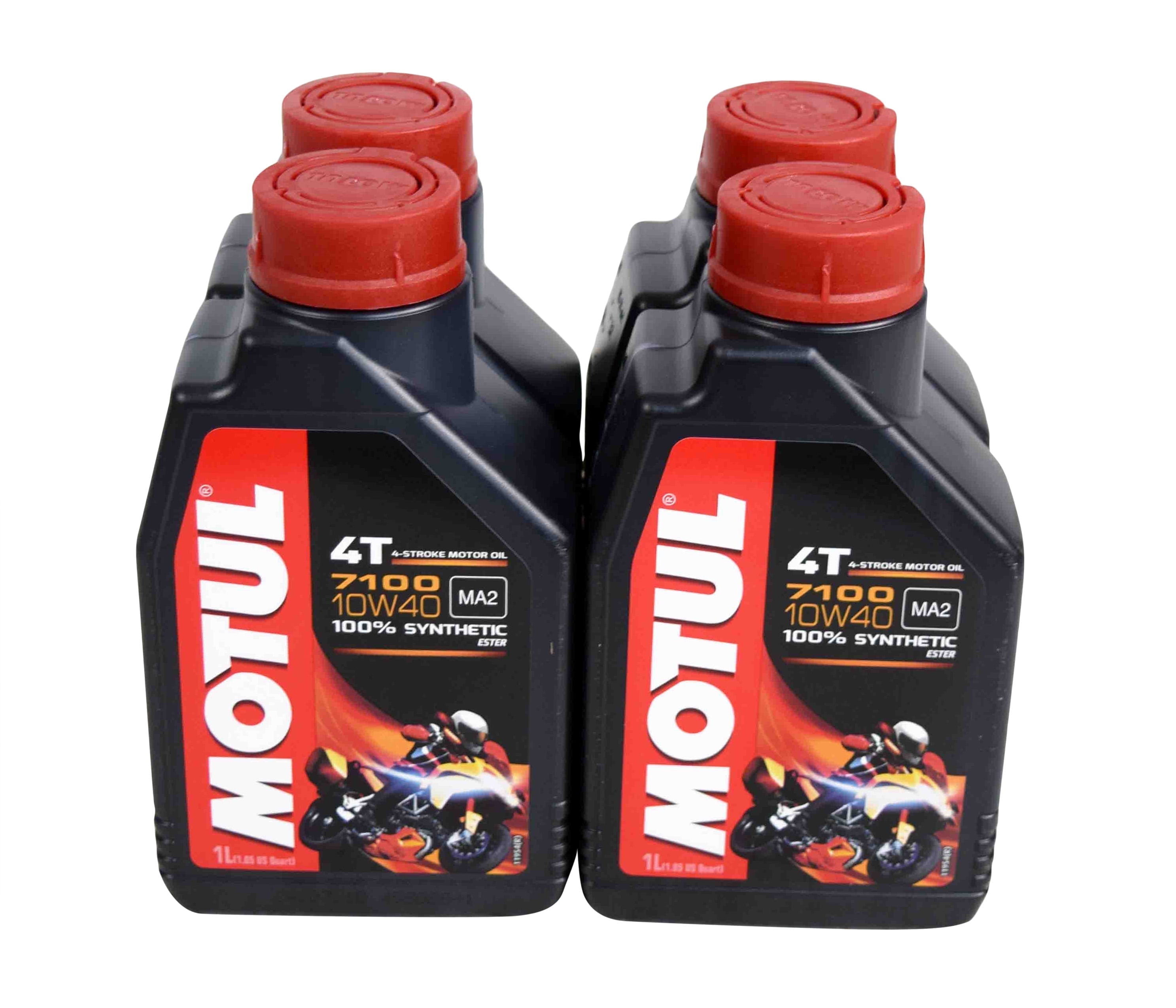 Motul 7100 4T 10W-40 Synthetic Oil 1 Liter with Ester Core