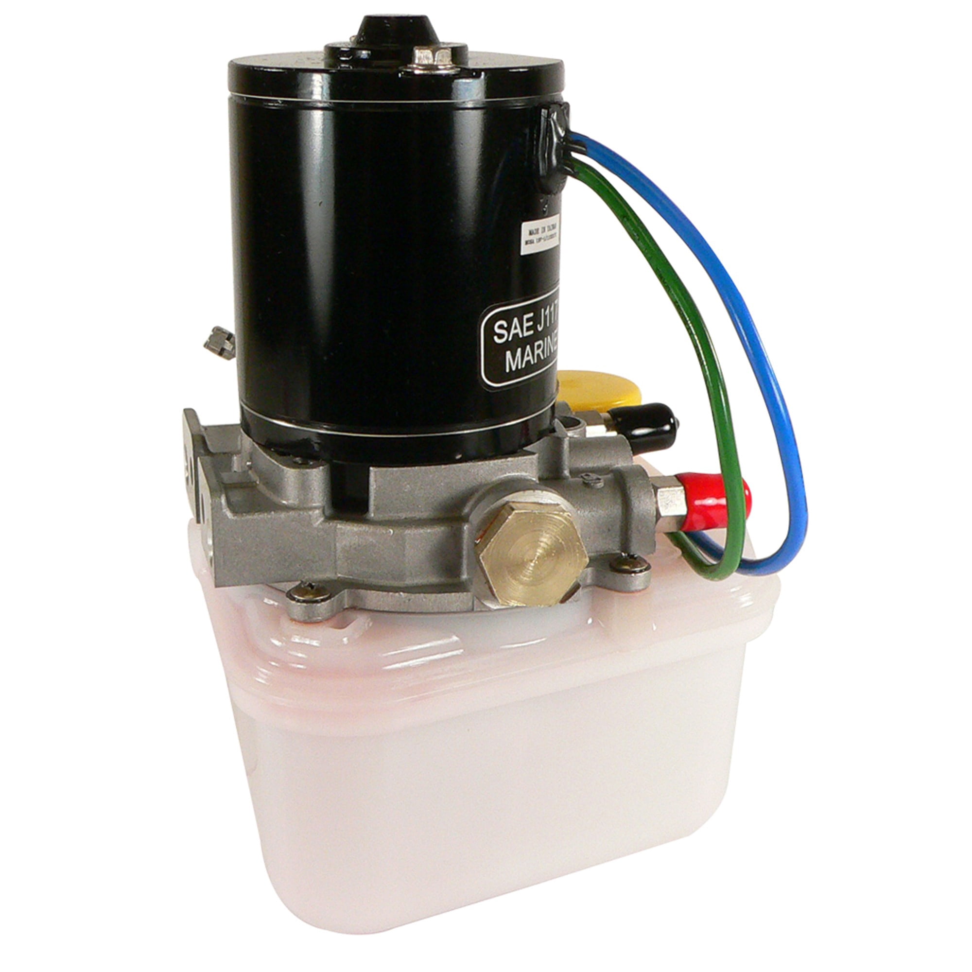 TRM0089 Tilt Trim Motor Pump & Reservoir For Power Pole Sportsman Anchor 4-6789, Pump Spn-F
