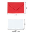 thumbnail image 2 of 3.7"x2.4" Colorful Mini Envelopes with White Blank Paper Business Cards, 300 Pack Small Index Flash Cards, 2 of 6