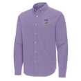 thumbnail image 2 of Men's Antigua Purple Sacramento Kings Porter Woven Long Sleeve Button-Down Shirt, 2 of 3