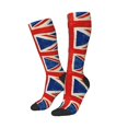 thumbnail image 2 of Knee High Socks for Women Union Jack All Uk Flag Long Tube Sock Uniform Socks, 2 of 7
