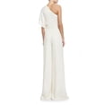 thumbnail image 4 of Mono de mujer con mangas abullonadas, pantalón de vestir, vestido de banquete informal, 4 of 6