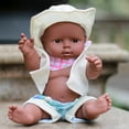 thumbnail image 7 of Tarmeek Baby Doll for 18 Month+ Toddlers, Africa Black 12Inch Realistic Doll Toys Silica Gel for 3 4 5 Year Old Girls and Boys, Birthday Christmas Gifts for Kids, 7 of 7