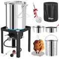 thumbnail image 1 of Freidora Pipopa 30QT + 10QT de Acero Inoxidable, 1 of 9