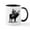 White/Black Inside, variant on CafePress - Teddy Roosevelt Riding A Bull Moose Mugs - 11 oz Ceramic Mug - Novelty Coffee Tea Cup