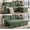 Green, variant on 71" Queen Size Sleeper Sectional with Pull-Out Bed, Reversible Storage Chaise, L-Shaped Convertible Couch for Apartments, Small Spaces & Living Room(Green)