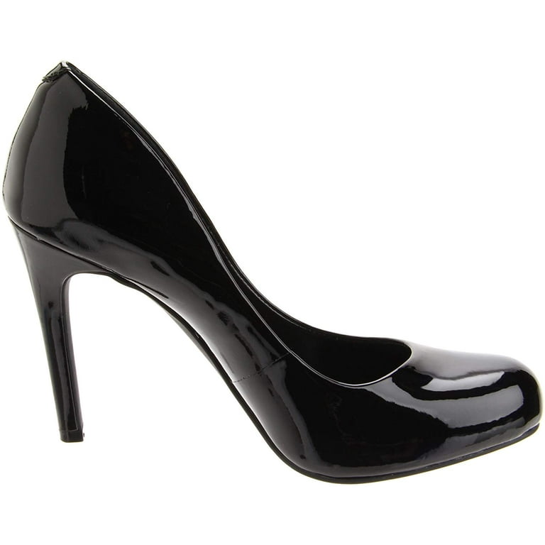 Jessica Simpson Women s Calie Black Patent Round Toe Dress Platform Pump 10 Black Patent